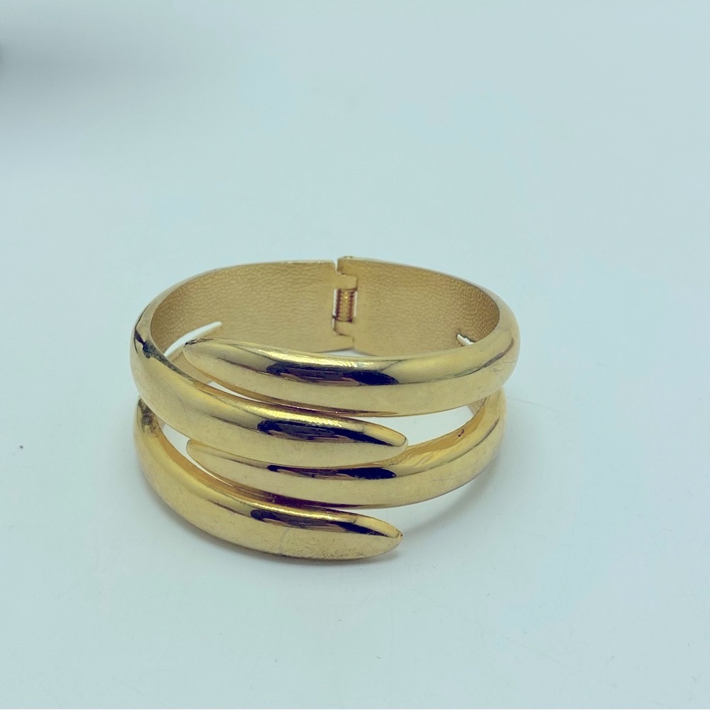 Gold Clamp Bracelet